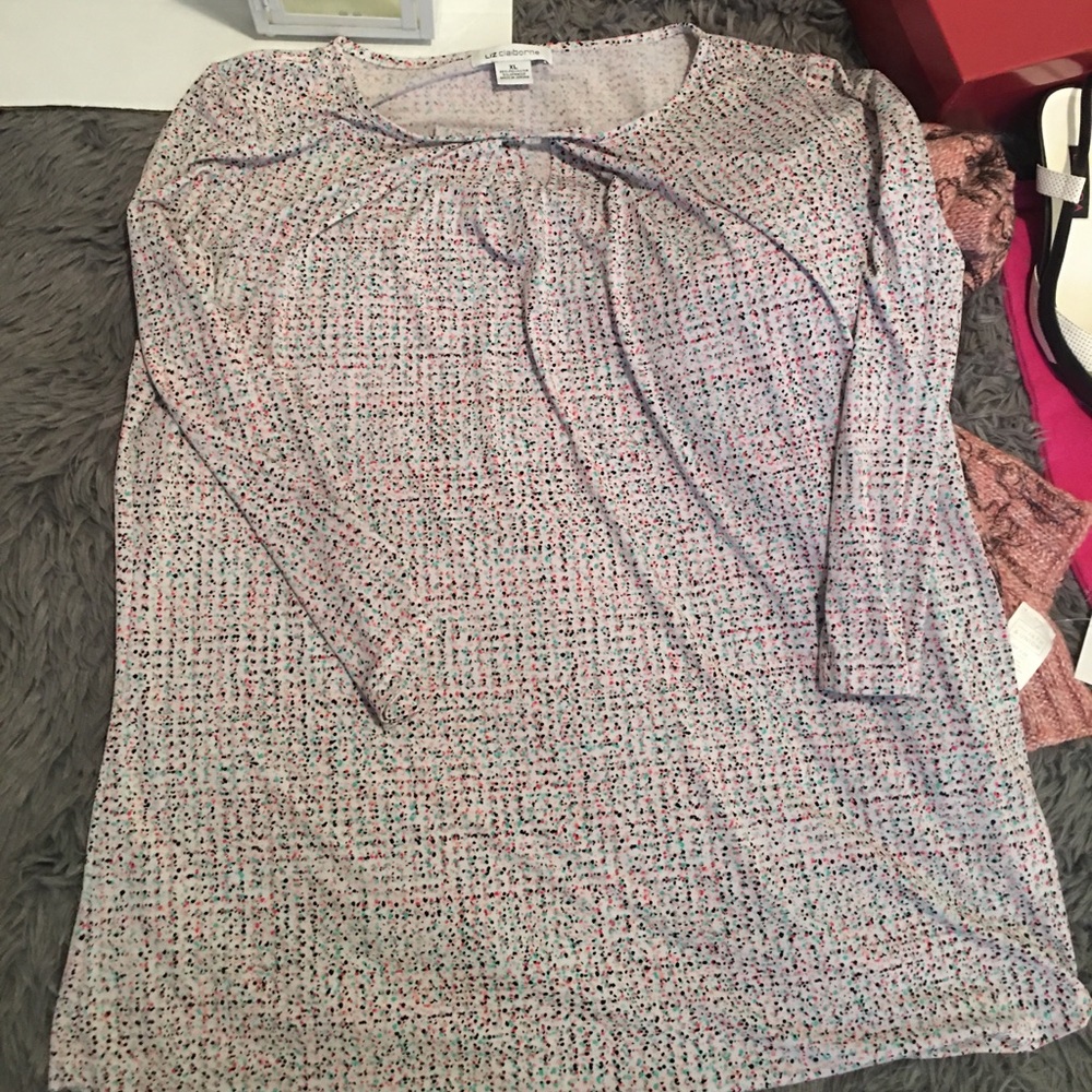 Guc,  Liz Claiborne multi color sprinkle top